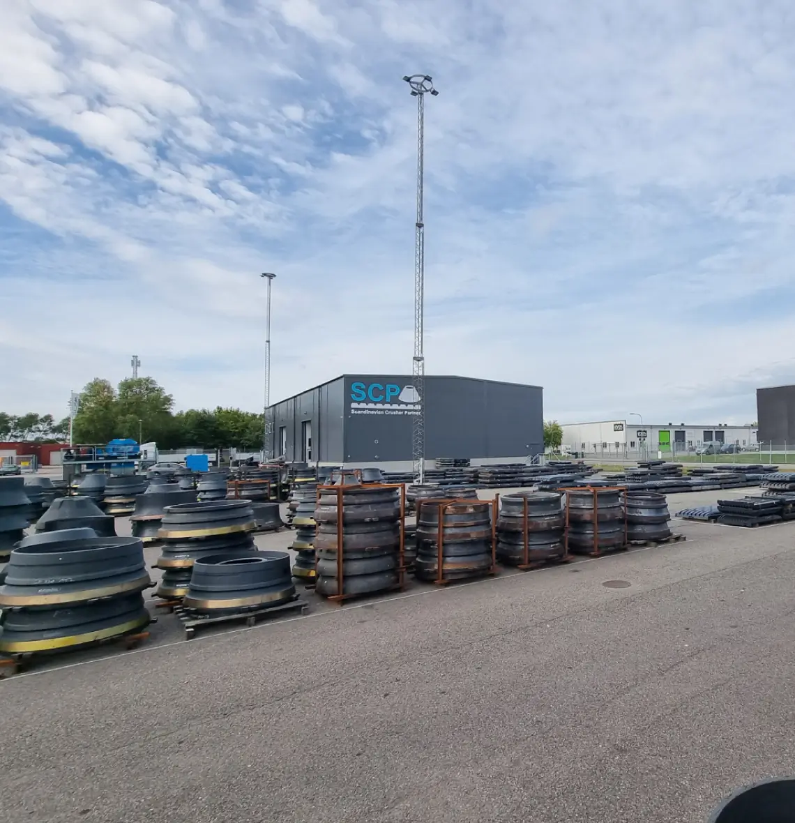 Slitegods på lager hos SCP